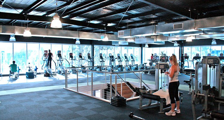 Spacious Gym Floor