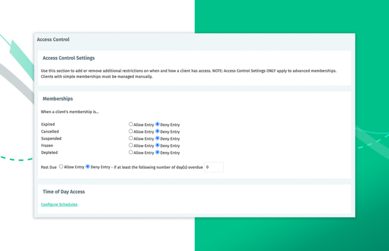 Unique Entry Permissions from EZFacility