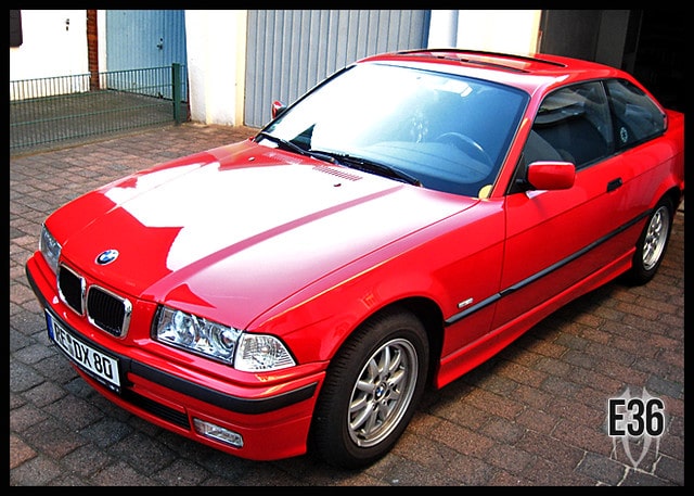 bmw e36 red review